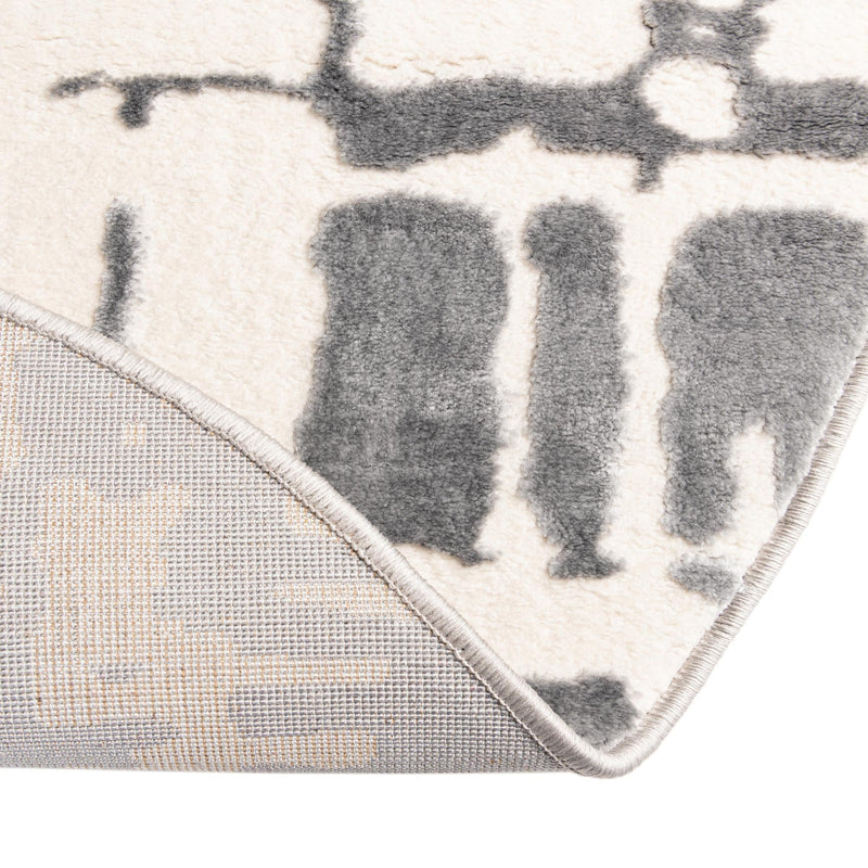 Verona Elegance Collection Area Rug - Bardolino Round Gray  lifestyle 67