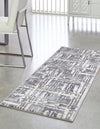 Verona Elegance Collection Area Rug - Bardolino Runner Gray  lifestyle 12
