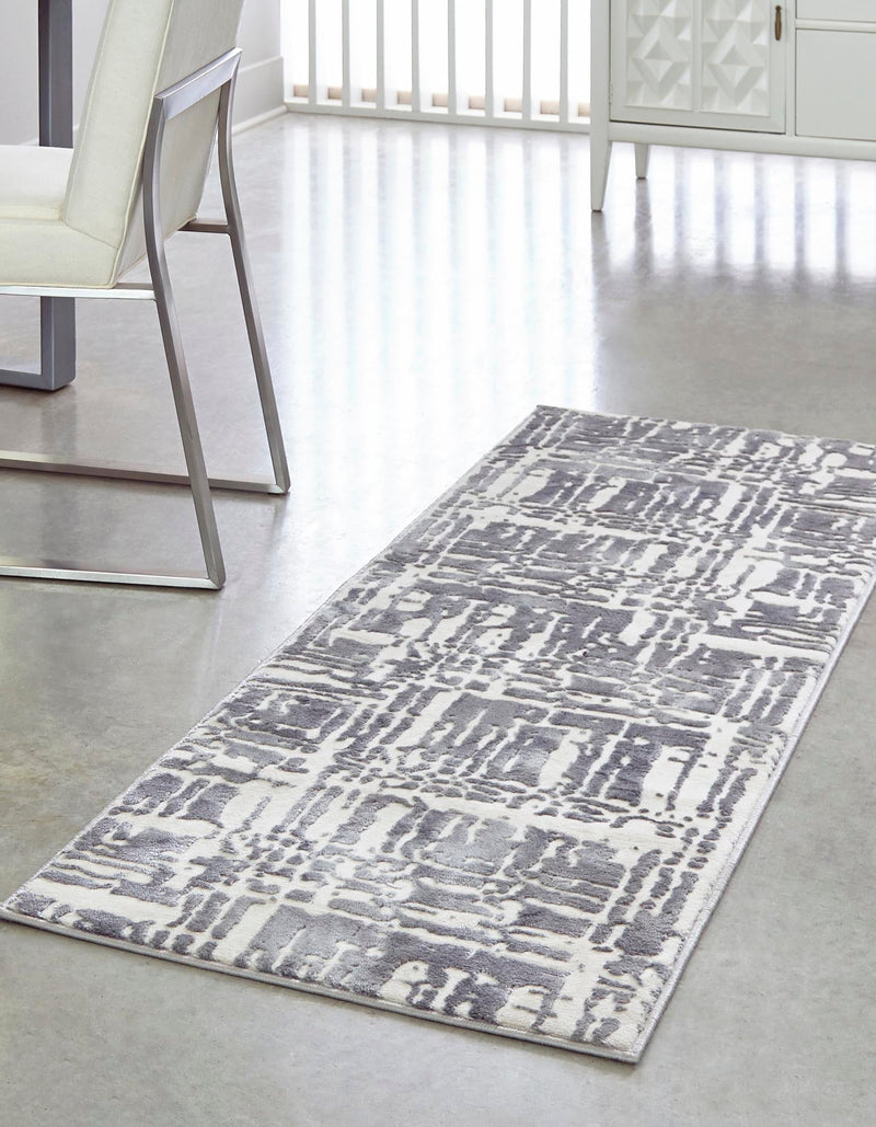 Verona Elegance Collection Area Rug - Bardolino Runner Gray  lifestyle 12