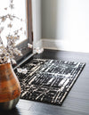 Verona Elegance Collection Area Rug - Bardolino Rectangle Black  lifestyle 11