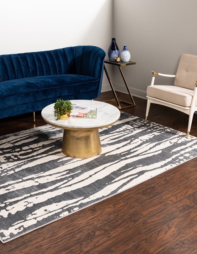 Verona Elegance Collection Area Rug -  Lazise Rectangle Gray  lifestyle 7