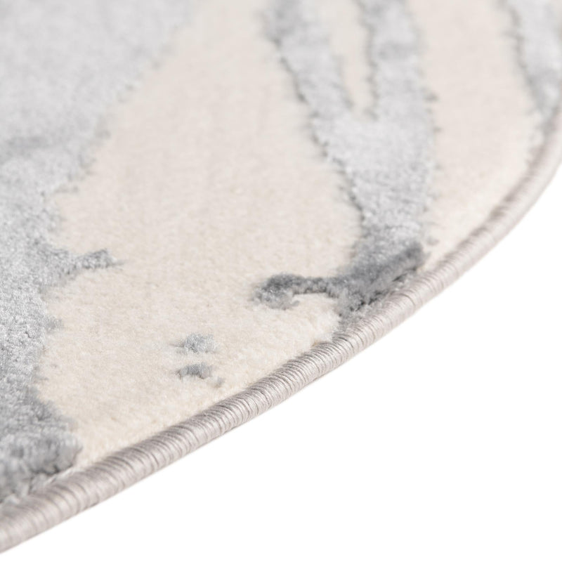 Verona Elegance Collection Area Rug -  Lazise Round Gray  lifestyle 49
