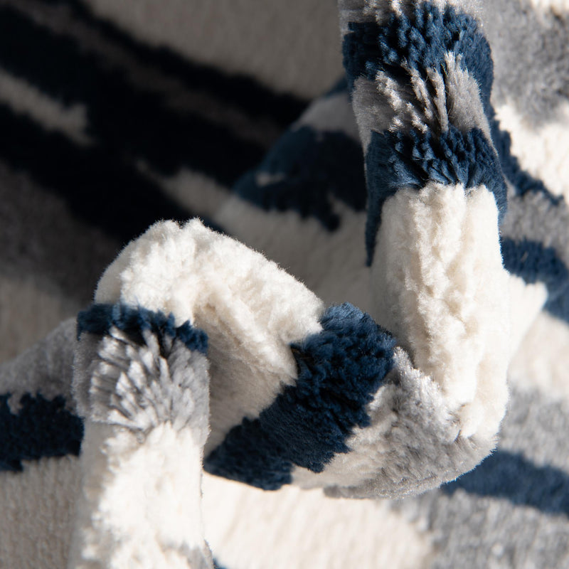 Verona Elegance Collection Area Rug -  Lazise Rectangle Navy Blue  lifestyle 18
