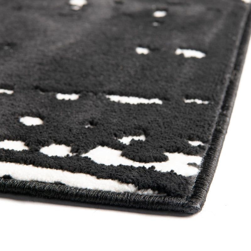 Verona Elegance Collection Area Rug -  Lazise Rectangle Black and White  lifestyle 20