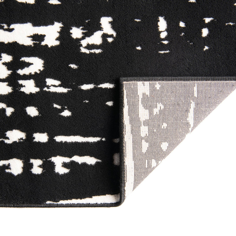 Verona Elegance Collection Area Rug -  Lazise Rectangle Black and White  lifestyle 28