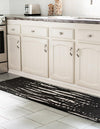 Verona Elegance Collection Area Rug -  Lazise Runner Black and White  lifestyle 47
