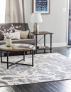 Verona Elegance Collection Area Rug -  Garda Rectangle Gray  lifestyle 10
