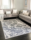Verona Elegance Collection Area Rug -  Garda Rectangle Gray  lifestyle 3