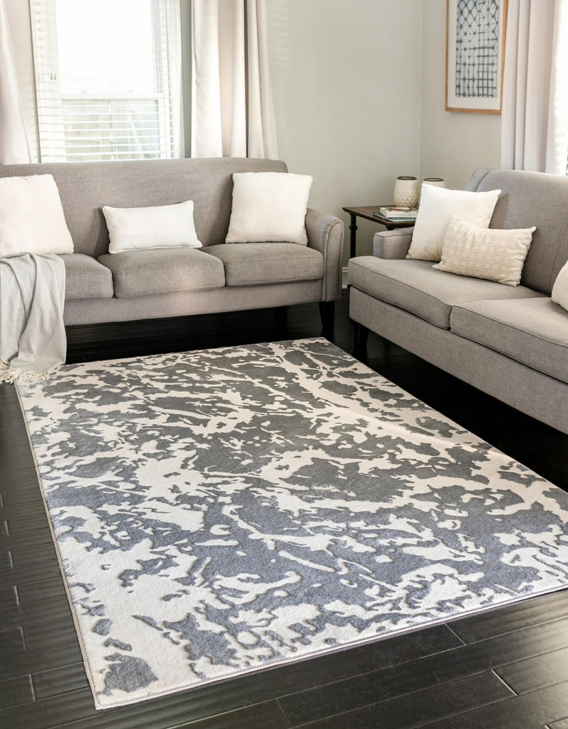 Verona Elegance Collection Area Rug -  Garda Rectangle Gray  lifestyle 3