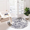 Verona Elegance Collection Area Rug -  Garda Round Gray  lifestyle 57