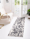 Verona Elegance Collection Area Rug -  Garda Runner Gray  lifestyle 34