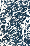Verona Elegance Collection Area Rug -  Garda Rectangle Navy Blue  lifestyle 2