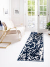 Verona Elegance Collection Area Rug -  Garda Runner Navy Blue  lifestyle 42