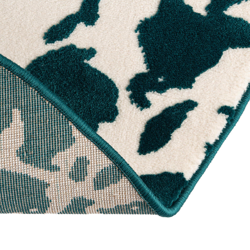 Verona Elegance Collection Area Rug -  Garda Round Teal  lifestyle 65