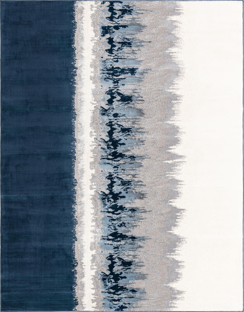Verona Elegance Collection Area Rug -  Malcesine Rectangle Navy Blue  lifestyle 2