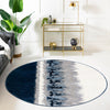 Verona Elegance Collection Area Rug -  Malcesine Round Navy Blue  lifestyle 26
