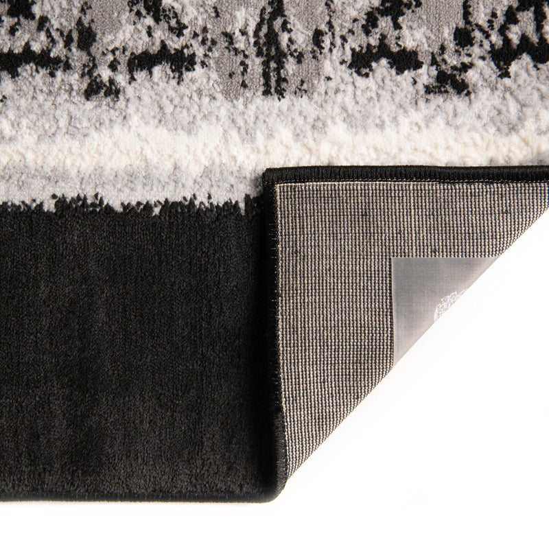 Verona Elegance Collection Area Rug -  Malcesine Rectangle Black  lifestyle 12