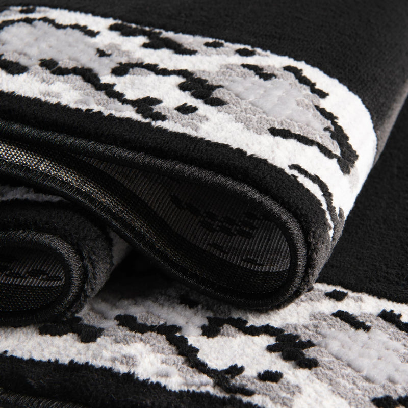 Verona Elegance Collection Area Rug -  Sirmione Rectangle Black  lifestyle 7