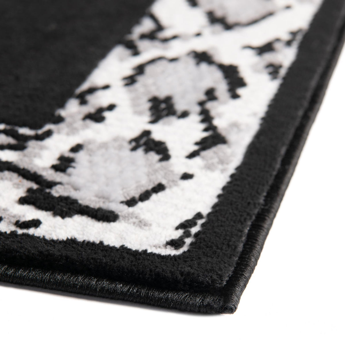 Verona Elegance Collection Area Rug -  Sirmione Rectangle Black  lifestyle 9