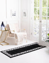 Verona Elegance Collection Area Rug -  Sirmione Runner Black  lifestyle 31