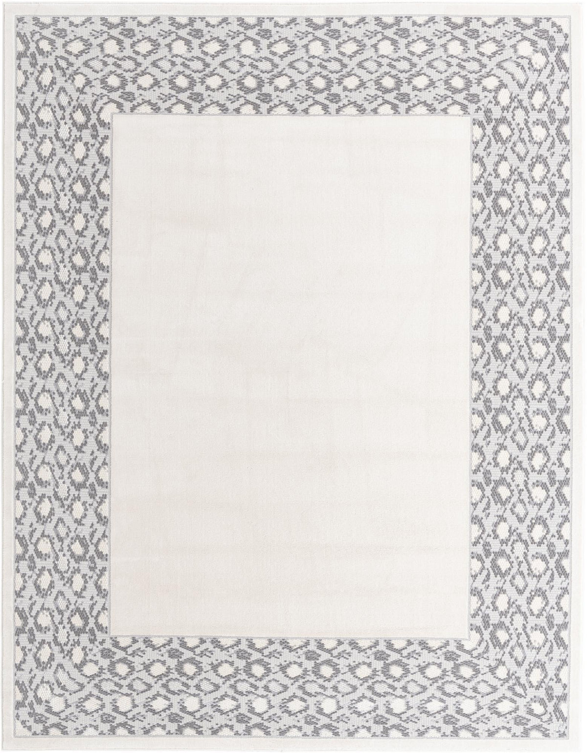 Verona Elegance Collection Area Rug -  Sirmione Rectangle White  lifestyle 2