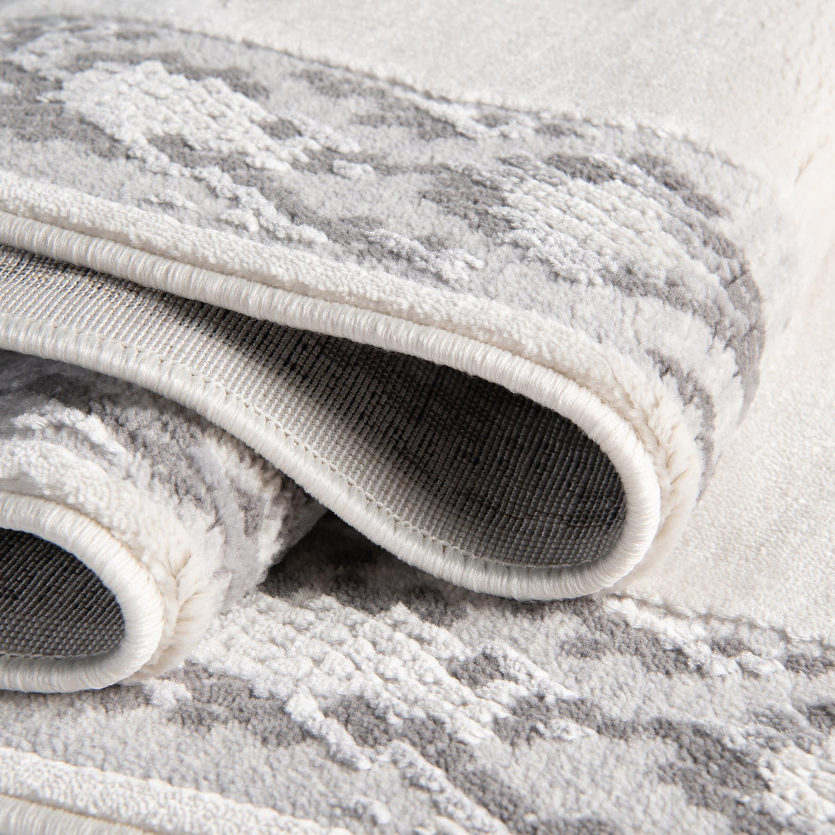 Verona Elegance Collection Area Rug -  Sirmione Round White  lifestyle 40