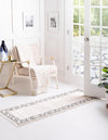 Verona Elegance Collection Area Rug -  Sirmione Runner White  lifestyle 21