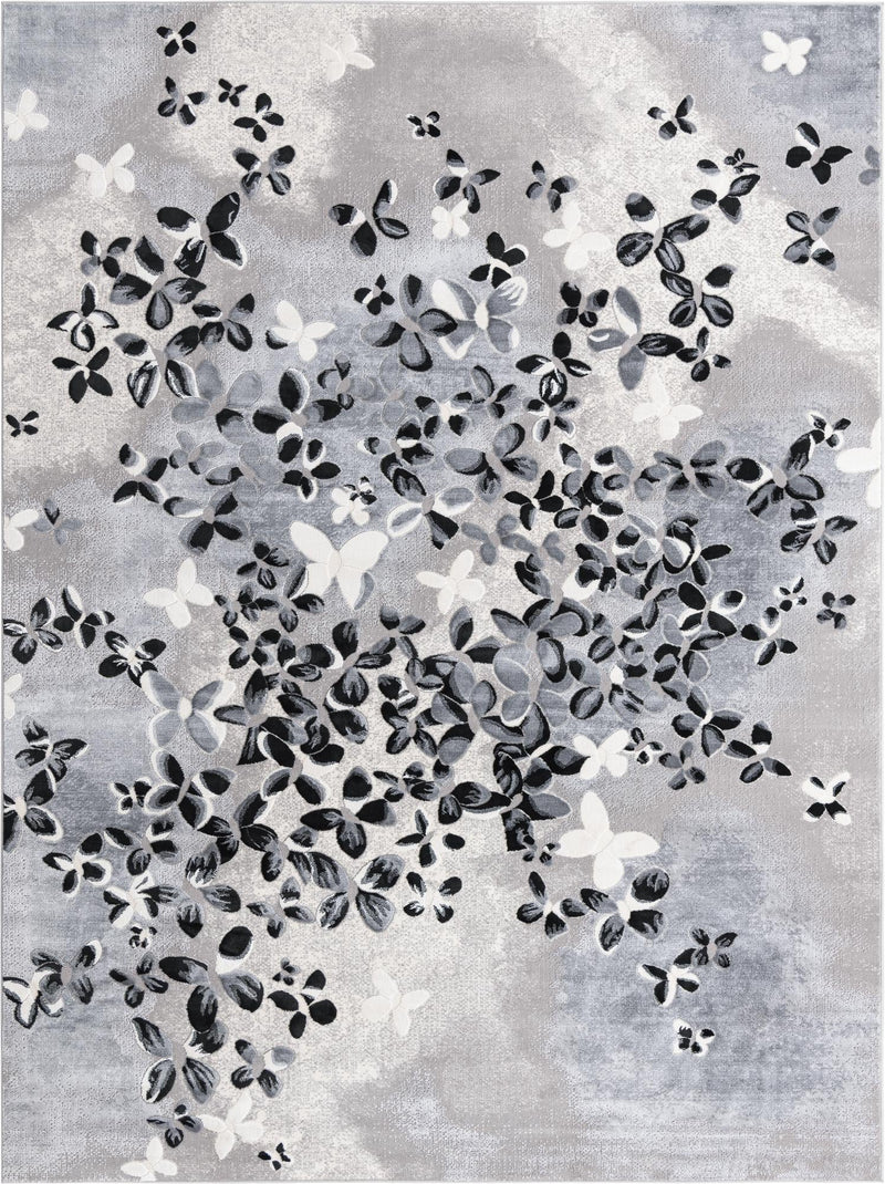 Verona Elegance Collection Area Rug -  Peschiera Rectangle Gray Main