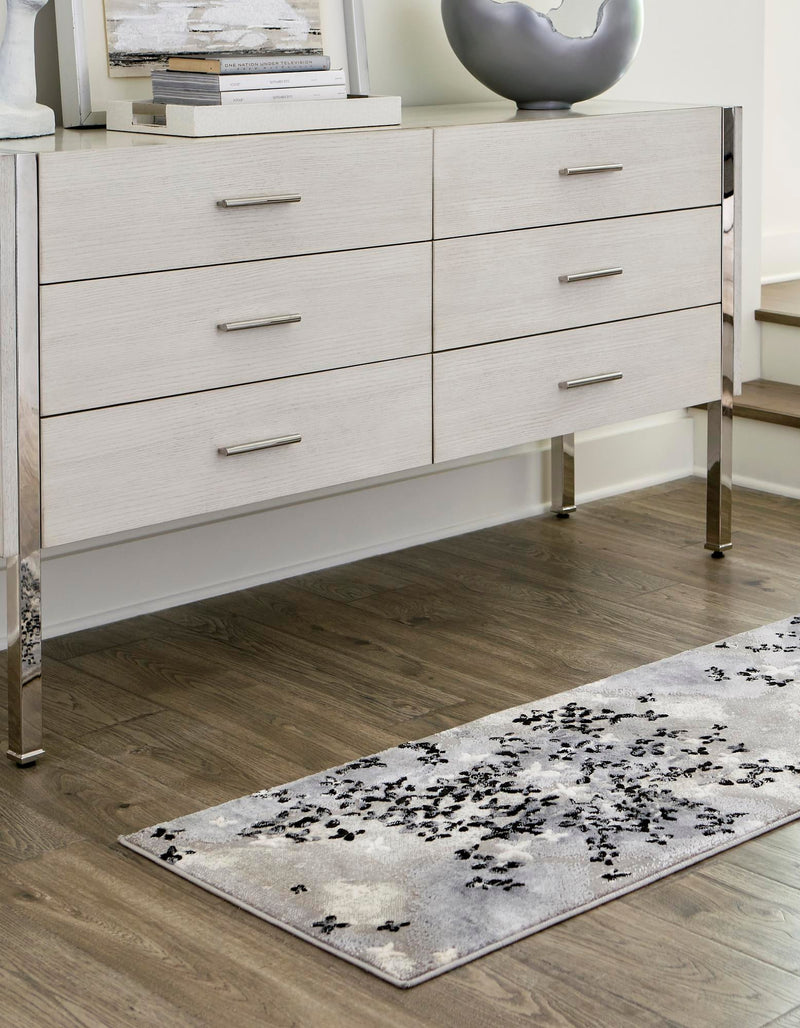 Verona Elegance Collection Area Rug -  Peschiera Runner Gray  lifestyle 21