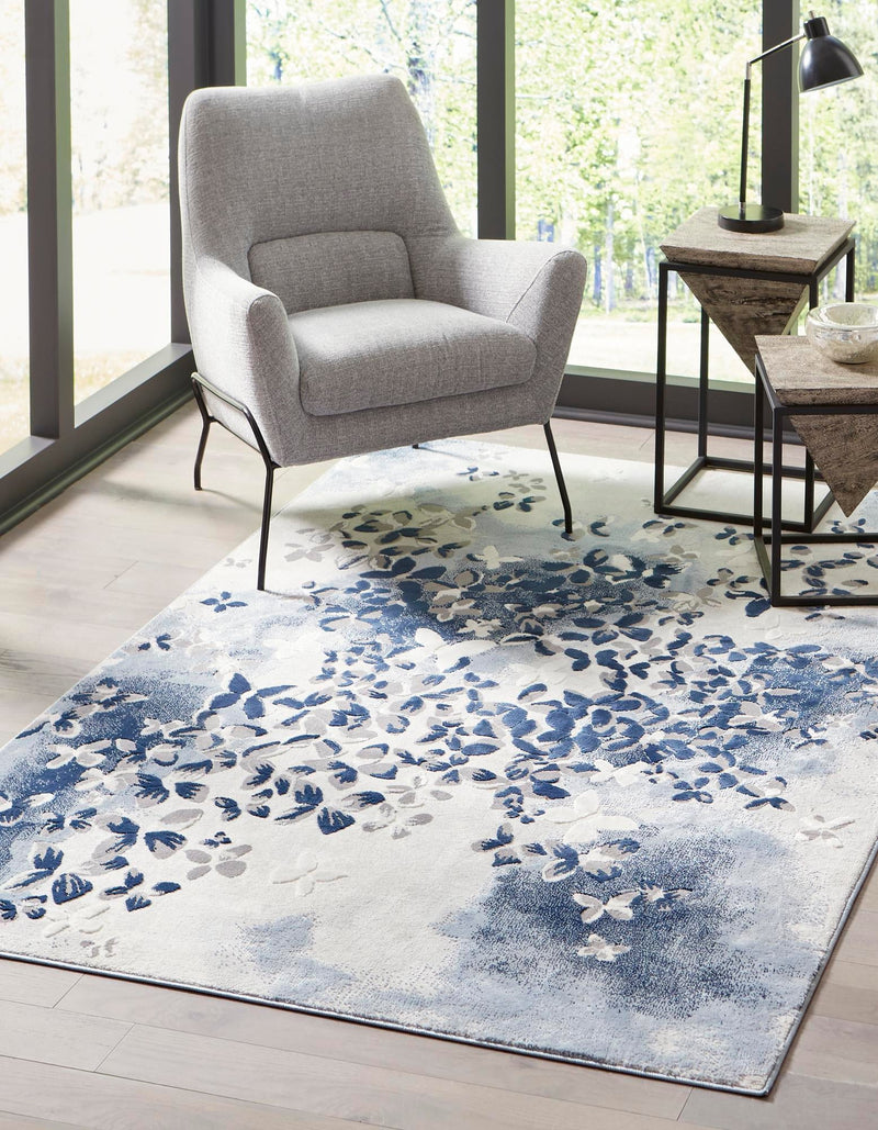 Verona Elegance Collection Area Rug -  Peschiera Rectangle Blue  lifestyle 4