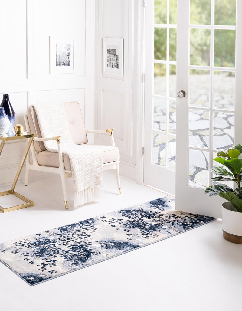 Verona Elegance Collection Area Rug -  Peschiera Runner Blue  lifestyle 34