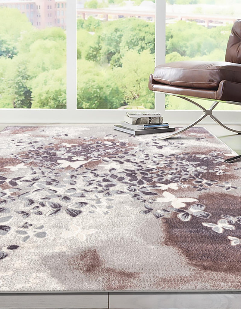 Verona Elegance Collection Area Rug -  Peschiera Rectangle Violet  lifestyle 5