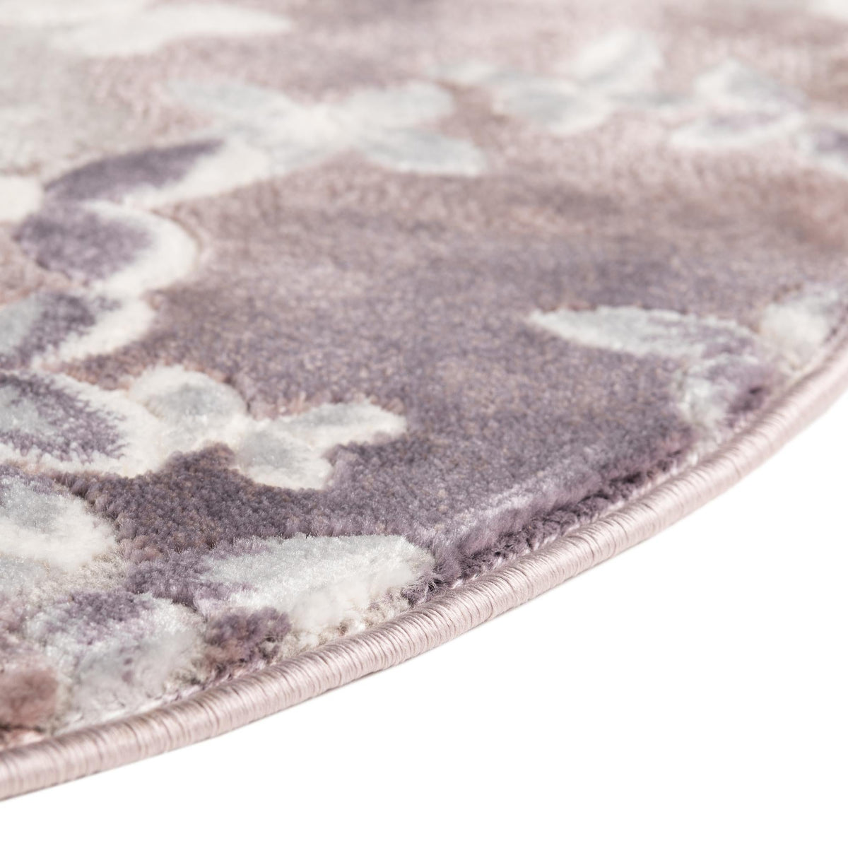 Verona Elegance Collection Area Rug -  Peschiera Round Violet  lifestyle 44