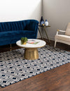 Verona Elegance Collection Area Rug -  Torri Rectangle Navy Blue  lifestyle 10