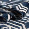 Verona Elegance Collection Area Rug -  Torri Rectangle Navy Blue  lifestyle 13