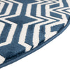 Verona Elegance Collection Area Rug -  Torri Round Navy Blue  lifestyle 60