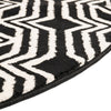 Verona Elegance Collection Area Rug -  Torri Round Black  lifestyle 49