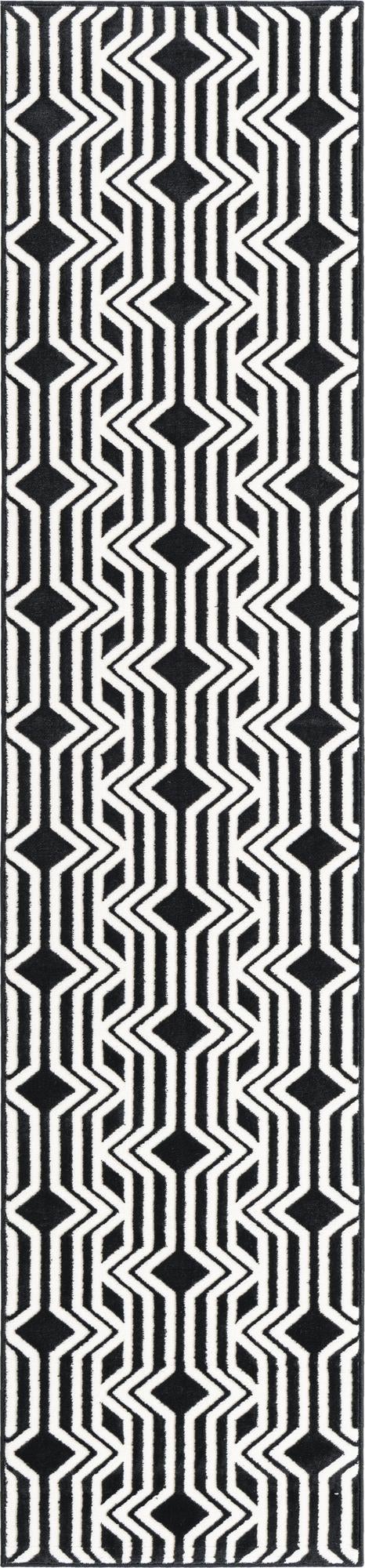 Verona Elegance Collection Area Rug -  Torri Runner Black  lifestyle 26