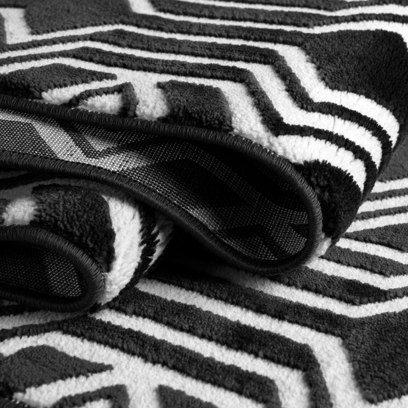 Verona Elegance Collection Area Rug -  Torri Runner Black  lifestyle 37