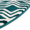 Verona Elegance Collection Area Rug -  Torri Round Teal  lifestyle 48