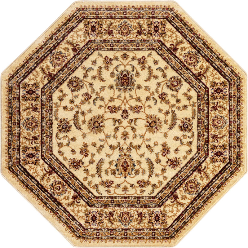 Jaipur Elegance Collection Area Rug -  Nahargarh (Cream) Octagon Cream  lifestyle 20