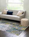 Atlantis Oasis Collection Area Rug - Coralia Rectangle Blue  lifestyle 3