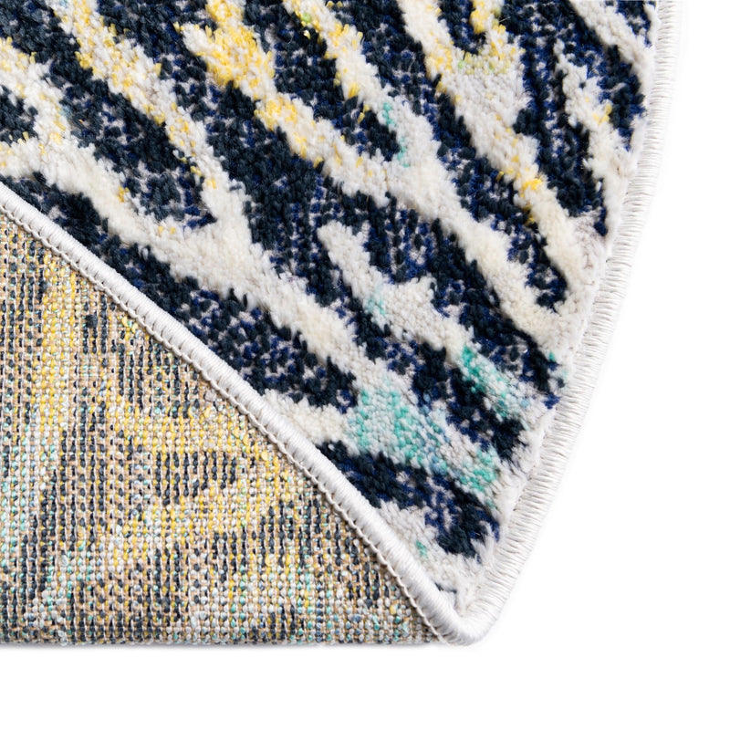 Atlantis Oasis Collection Area Rug - Coralia Round Blue  lifestyle 23