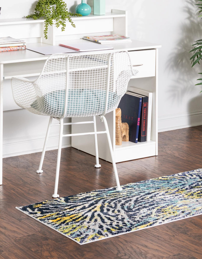 Atlantis Oasis Collection Area Rug - Coralia Runner Blue  lifestyle 14