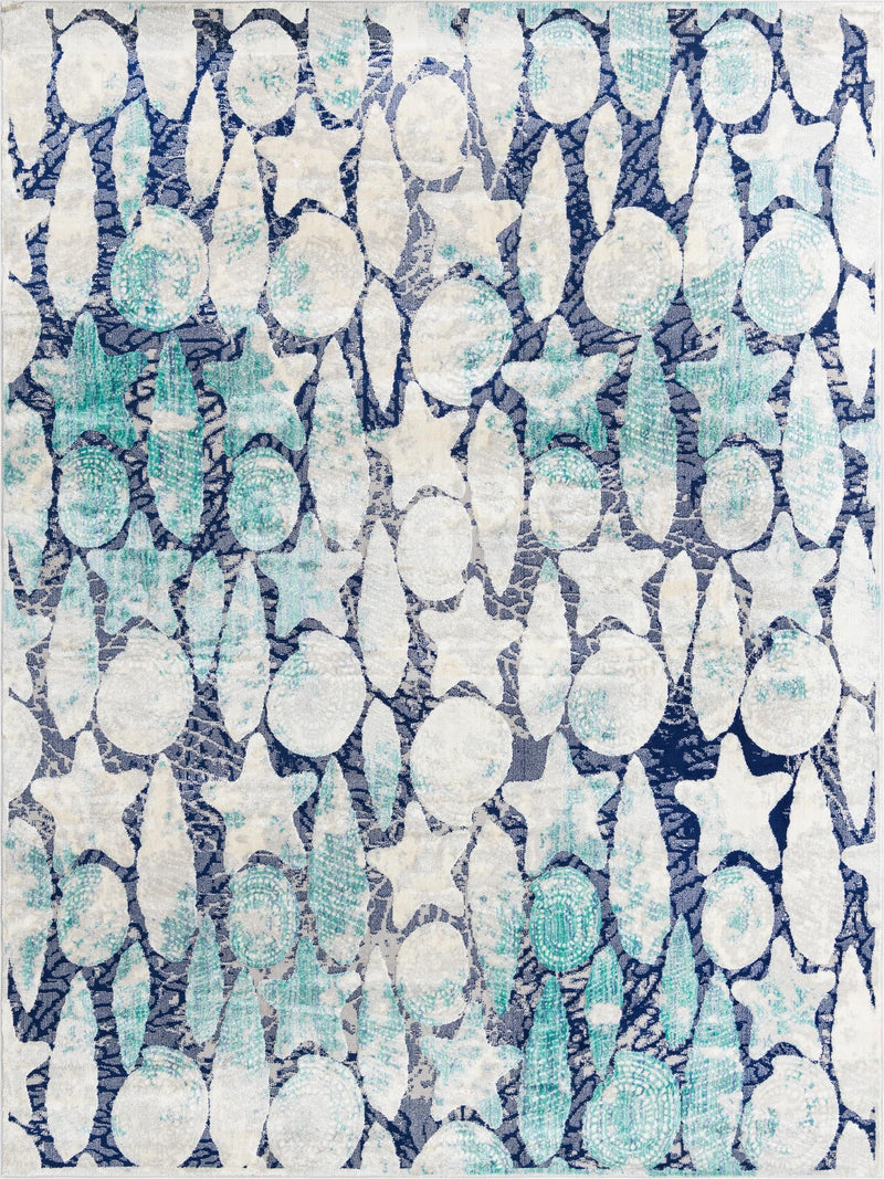 Atlantis Oasis Collection Area Rug -  Tropicana Rectangle Blue Main