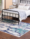 Atlantis Oasis Collection Area Rug -  Tropicana Rectangle Blue  lifestyle 3
