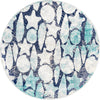 Atlantis Oasis Collection Area Rug -  Tropicana Round Blue  lifestyle 9