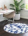 Atlantis Oasis Collection Area Rug -  Lagoon Round Blue  lifestyle 13