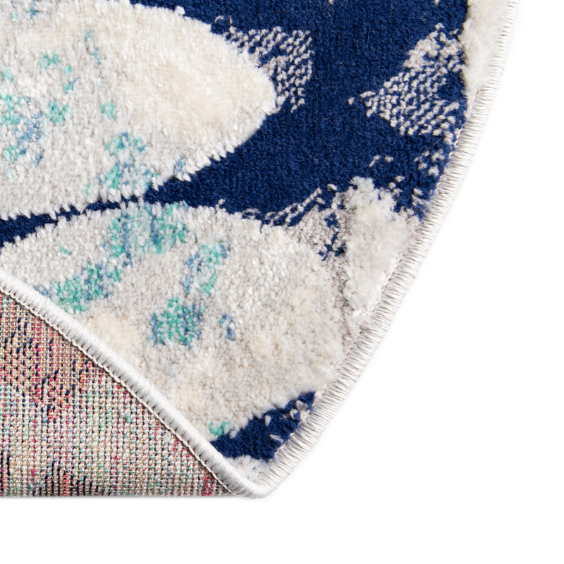 Atlantis Oasis Collection Area Rug -  Lagoon Round Blue  lifestyle 23