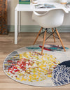 Atlantis Oasis Collection Area Rug -  Reef Round Multi  lifestyle 11